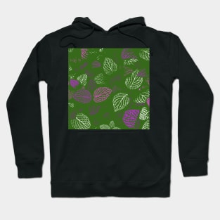 Autumn, Leaves Pattern 21 Hoodie